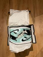 Original JORDAN Nike Schuhe Farbe: schwarz, weiß, türkis Gr: 38/5 Bergedorf - Hamburg Lohbrügge Vorschau