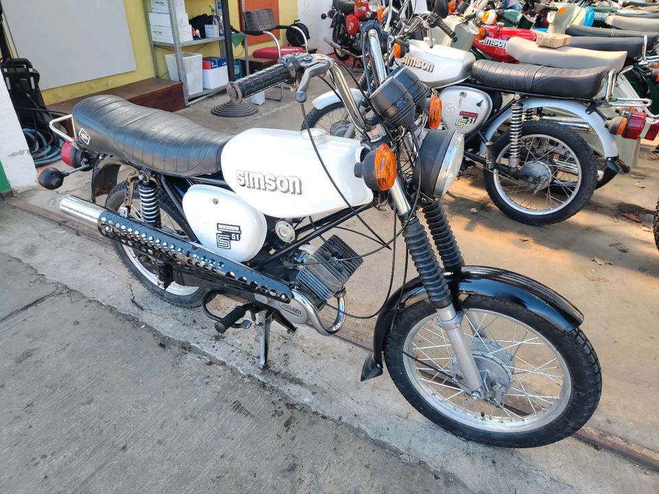 Simson S51 4-gang Enduro Nr.: A1279 Standort Weinböhla in Weinböhla