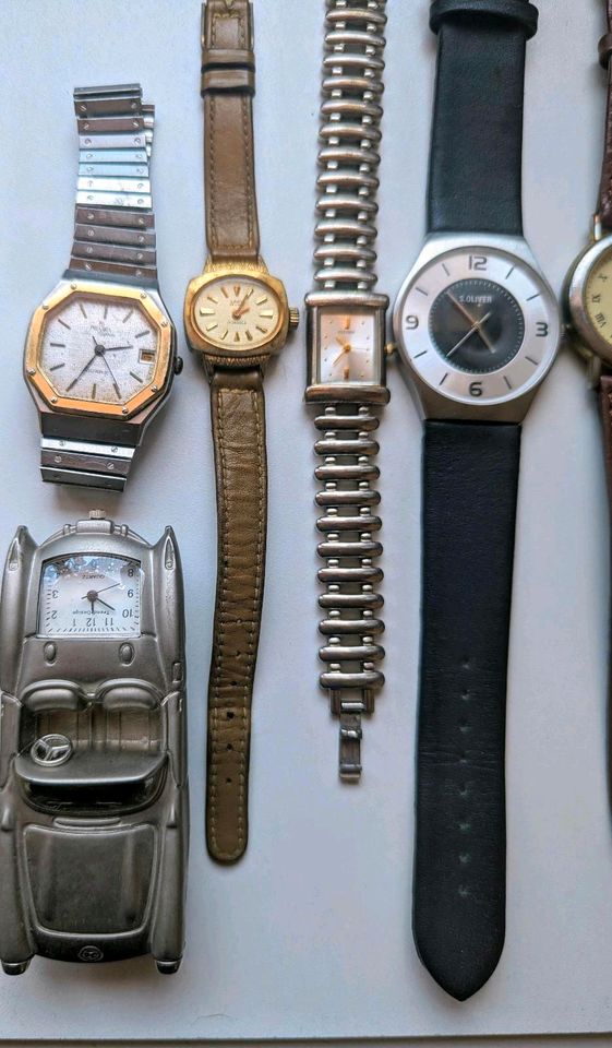 Konvolut Uhren Vintage Retro 70er 80er Armbanduhr in Rülzheim