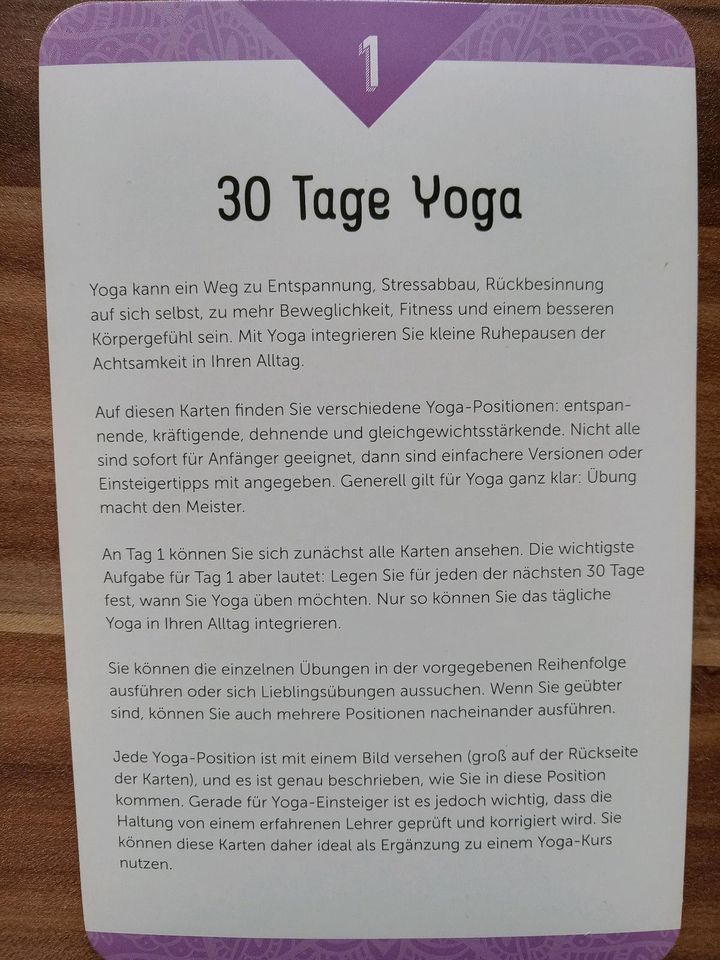30 Tage Yogakurskarten in Essen