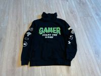 H&M Pullover Gr. 170 Gamer schwarz Pulli Hoody Zwillinge Brandenburg - Baruth / Mark Vorschau