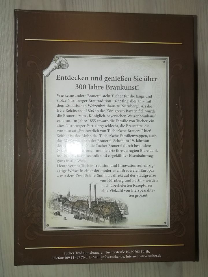 Bierkrug der Tucher-Brauerei Nürnberg - Fürth in Fürth