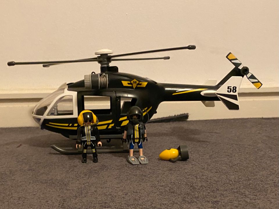 Playmobil 9363 SEK Helikopter in Lotte