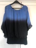 Elegantes Oberteil Farbverlauf schwarz blau Gr. 36 S Italien Mode Bayern - Dorfen Vorschau