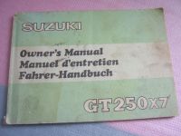 Dachbodenfund,altes SUZUKI GT250 X 7 Fahrer Handbuch. Rheinland-Pfalz - Montabaur Vorschau