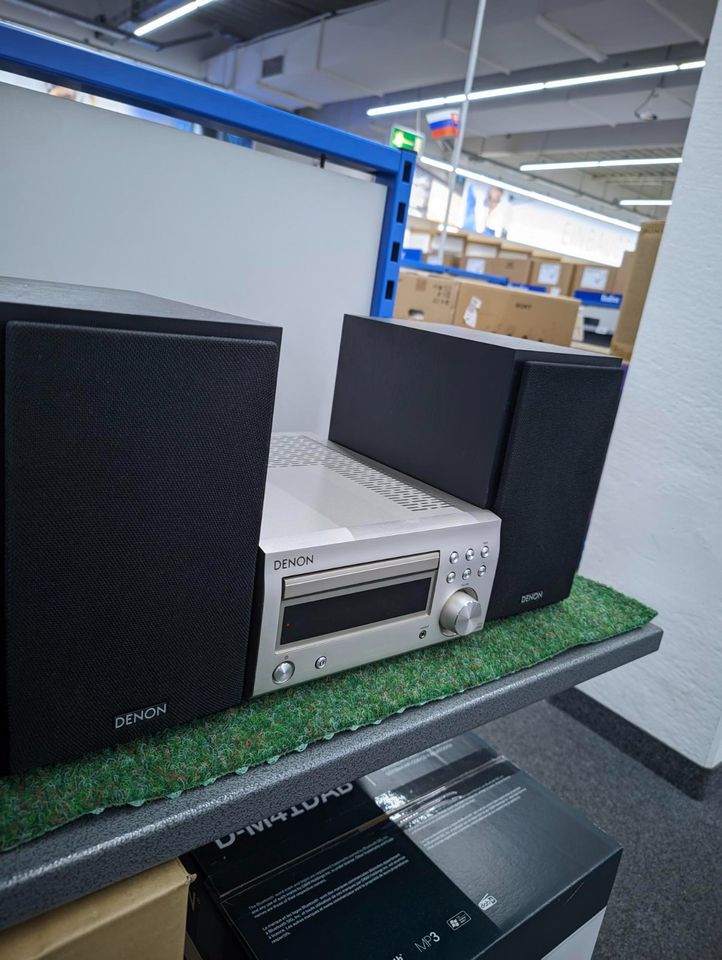 DENON D-M41DAB silber HiFi-System mit CD und Bluetooth in Singen