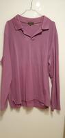 Rene Lezard Polo Shirt langarm XXL  Lila Nordrhein-Westfalen - Erkrath Vorschau