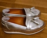 Buffalo Pumps Loafer silber Schuhe Leder Berlin - Mitte Vorschau