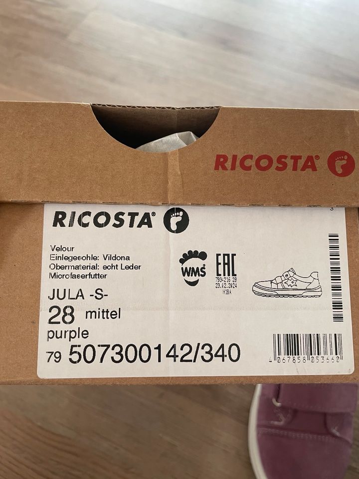 Lila Sneaker von Ricosta Wie Neu! Gr.28 in Minden