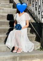 Standesamtkleid / Hochzeitskleid mit Lochstickerei Nordrhein-Westfalen - Hückelhoven Vorschau