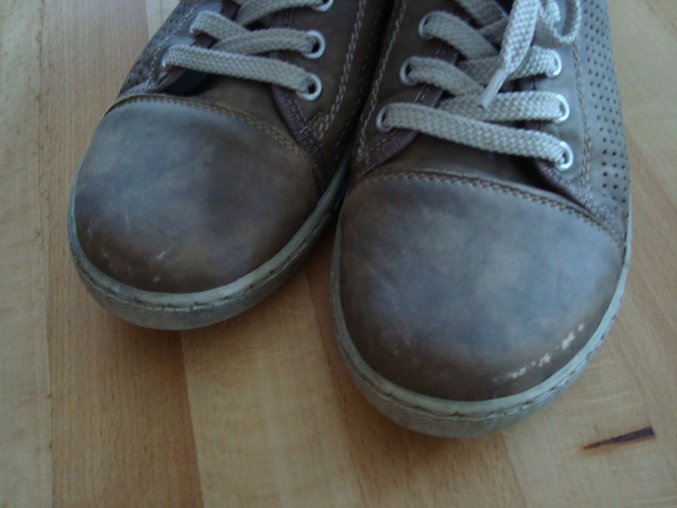 Schnürschuhe, Halbschuhe, Sneaker "Rieker", braun, Gr. 40 in Altendorf