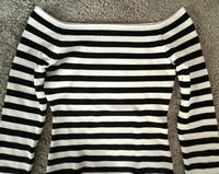 H & M Top S Ringelshirt Streifen schwarz weiß/ecru wie neu Hessen - Büdingen Vorschau