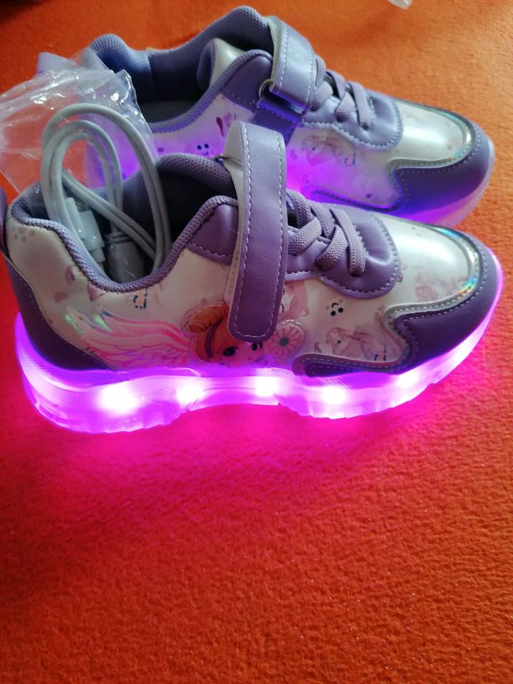 Schuhe mit LED in Elsteraue