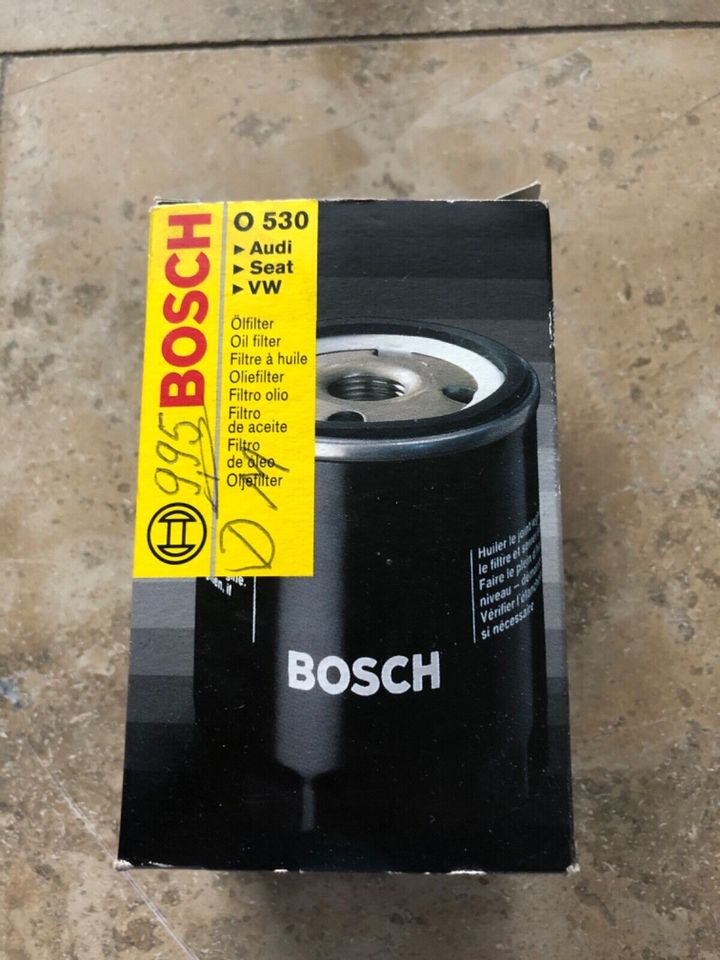 Bosch Ölfilter O530 Filterwechsel Mit Dichtring Audi Seat VW in Kümmersbruck