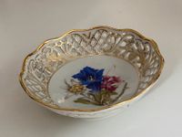 Kleine Schale Porzellan Schumann Arzberg Golddekor + Blumenmotiv Niedersachsen - Georgsmarienhütte Vorschau