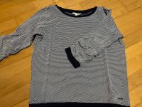 Pullover mit gerafften Ärmeln; Gr. L, Tom Tailor, Navy-Weiß Saarland - Illingen Vorschau