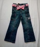 NEU Kleinkinder Kinder Jeans-Hose Mädchen Gr 92 mit Strickmuster Baden-Württemberg - Gerlingen Vorschau