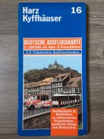 Deutsche Ausflugskarte 1:100.000 16 Harz/Kyffhäuser Wuppertal - Elberfeld Vorschau