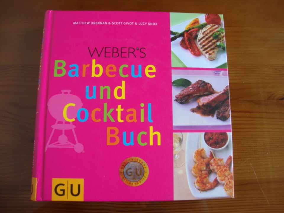 WEBER´s Barbecue + Cocktail Buch +++ Grillen Drinks in Rain Lech