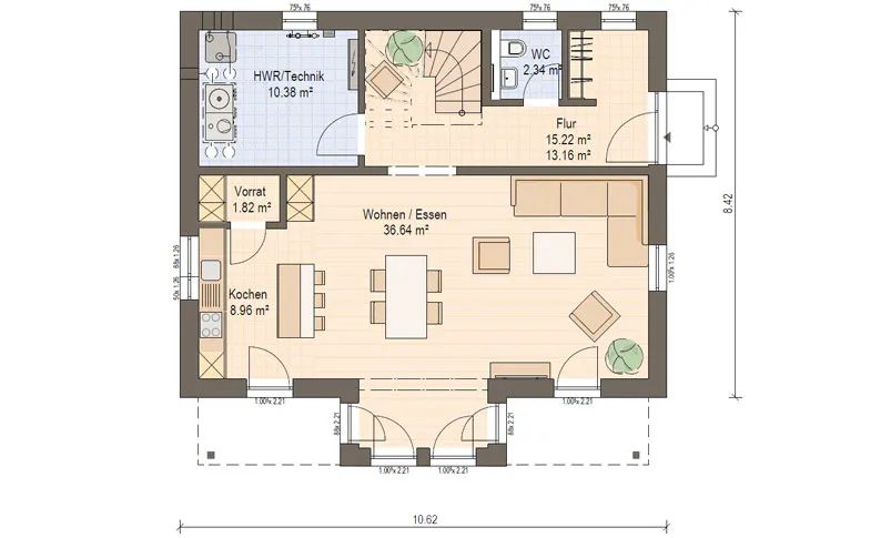 Hochwertiges Traumhaus - schlüsselfertig bauen in Leinach inkl. Grundstück in Eisenheim