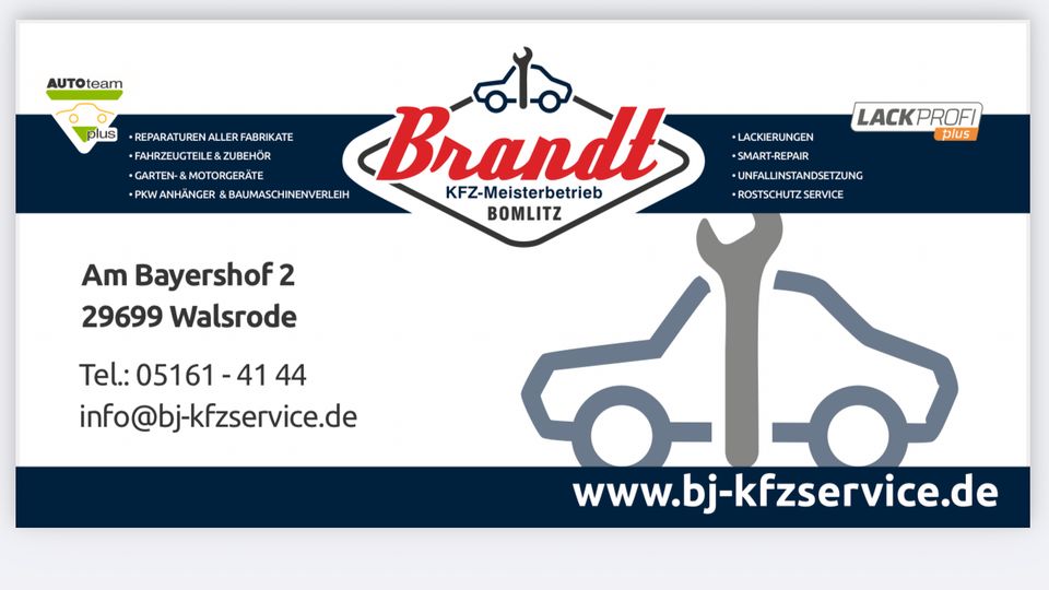 KFZ-Reparaturen Auto Reparatur Meisterbetrieb in Bomlitz