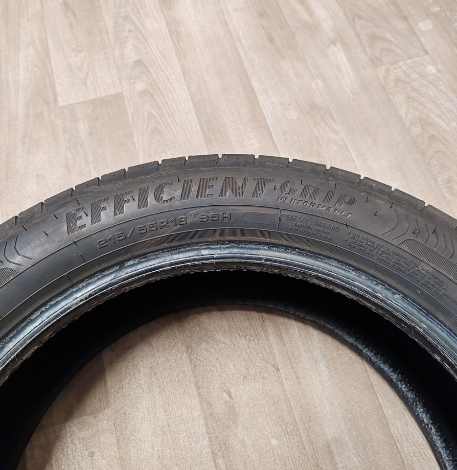 4 x Good Year Efficient Grip 215 / 55R18 95H in Haren (Ems)