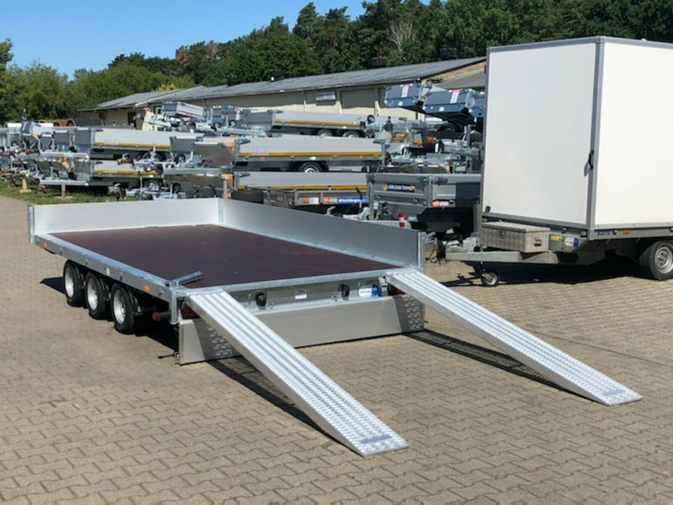 ⭐ Eduard Auto Transporter 3500 kg 406x220x30 cm 3-Achser 56 in Schöneiche bei Berlin