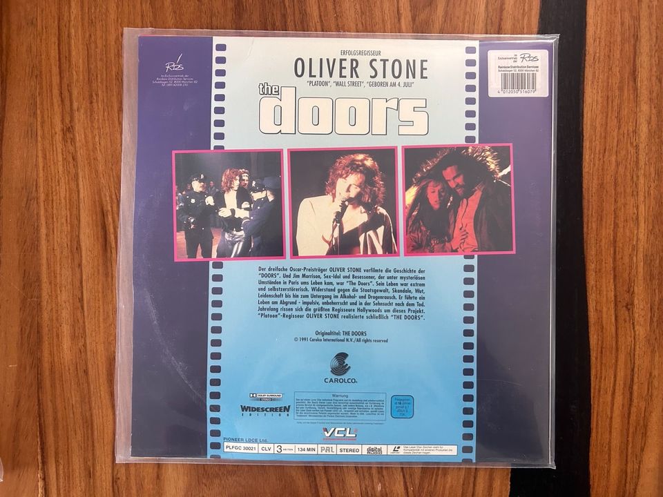 The Doors Laserdisc PAL Deutscher Ton Oliver Stone Val Kilmer in Leipzig