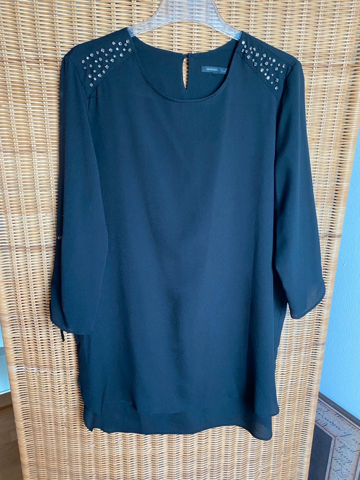 Mango Tunika Longbluse schwarz Gr. L in München