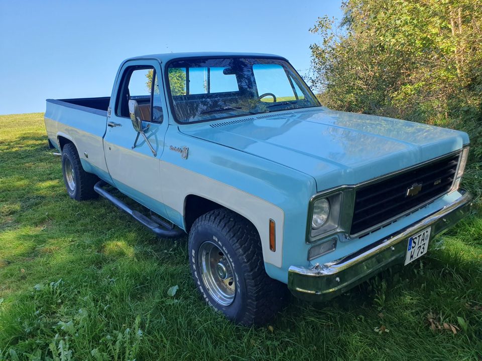 Chevrolet C20 Pickup 454 Big Block V8 mit Magna-Flow Anlage in Herrsching