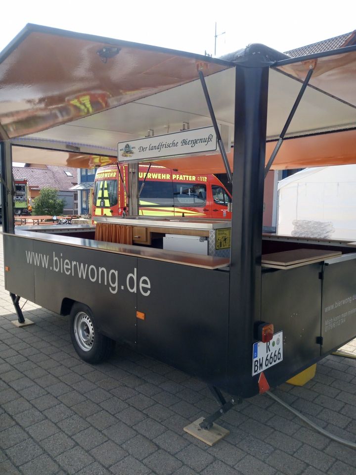 Ausschankwagen, Verkaufsanhänger,Bierwagen, BierWong zu vermieten in Pfatter