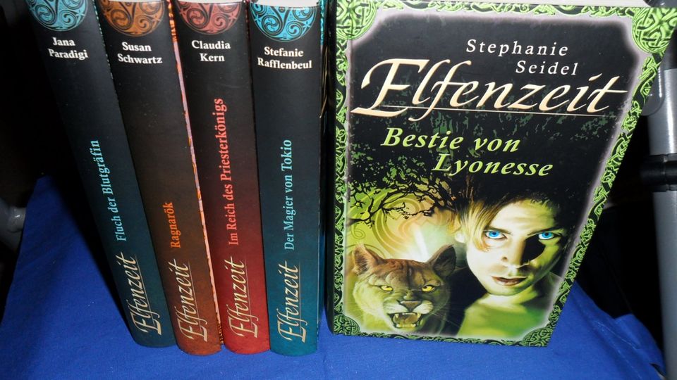 5 Bände "Elfenzeit" Bd. 11-15, einmal gelesen, wie NEU! gebunden in Alsheim