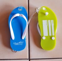 Kofferanhänger „Flip Flops“ – 2 Stück - grün und blau – Neu Nordrhein-Westfalen - Langenfeld Vorschau