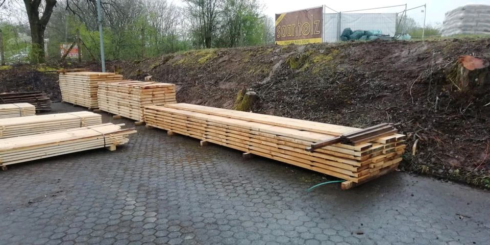 4 x 25 x 500 cm Fichtenbohle, Bohlen, Holz, Fichtenbrett in Nohfelden