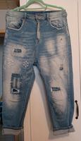 Außergewöhnliche Jeans mit Strass und Perlen Baden-Württemberg - Wiesloch Vorschau