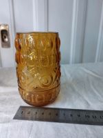 Trinkglas Glas braun orange Braunglas Vintage boho Kiel - Hassee-Vieburg Vorschau