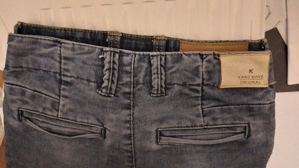 2 Jeans/Hosen slim/skinny Gr. 110/116 (Kanz/Palomino) in Eime