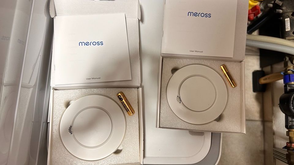 Meross 2 Rauchmelder WiFi GS559AH inclusive HUB HomeKit fähig in Halle