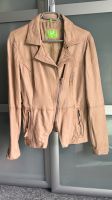 Echtleder Jacke Fischer Biker Leder Blazer beige Creme 38 Nordrhein-Westfalen - Solingen Vorschau