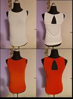 Damen-Shirt | Top | weiß & orange| Größe M | *Promod* | **NEU** Sachsen - Plauen Vorschau