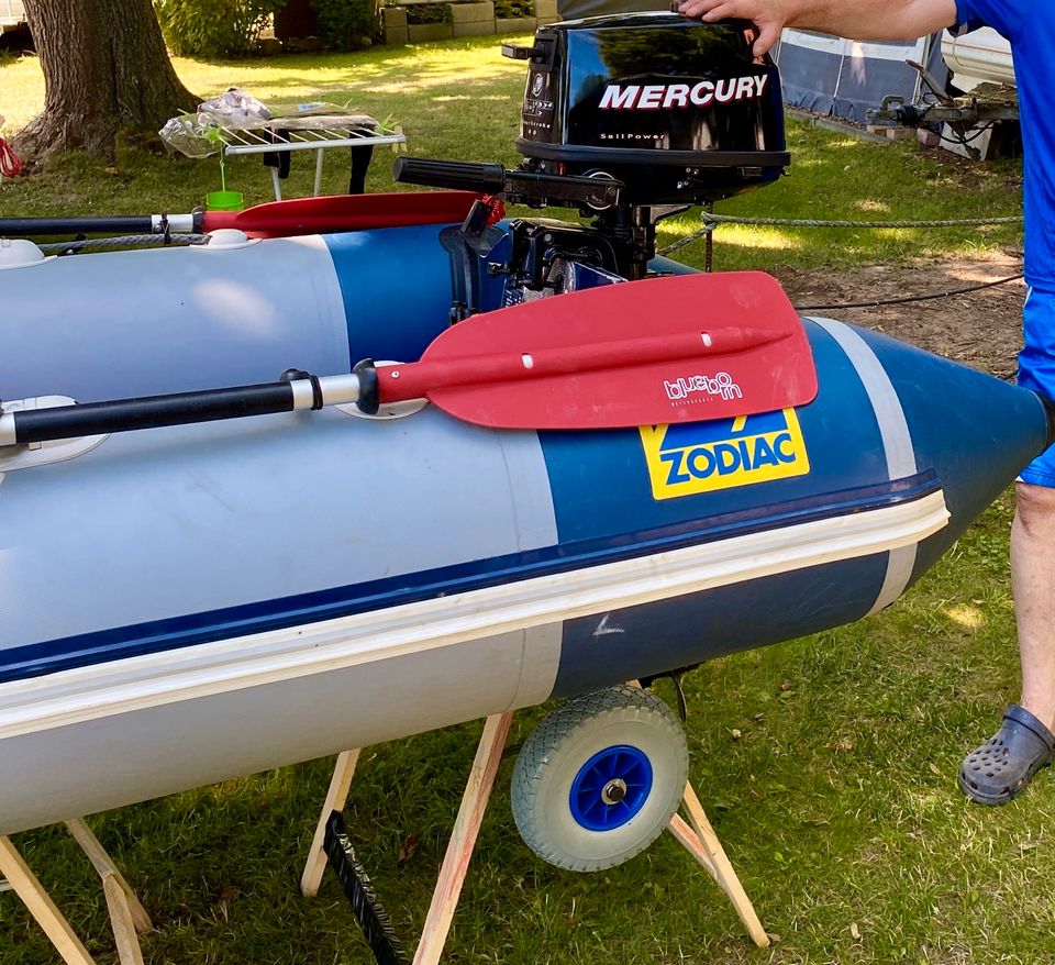 ‼️ Schlauchboot Zodiac mit 4 Takt Mercury Motor ‼️ in Ilsede