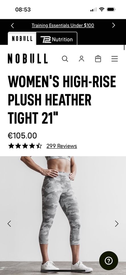 No Bull  woman’s high-rise plush heather tight 21‘ in Friedrichshafen