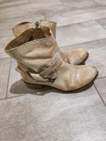 Tamaris Trend Stiefelette silber beige Gr 38 Bayern - Walderbach Vorschau