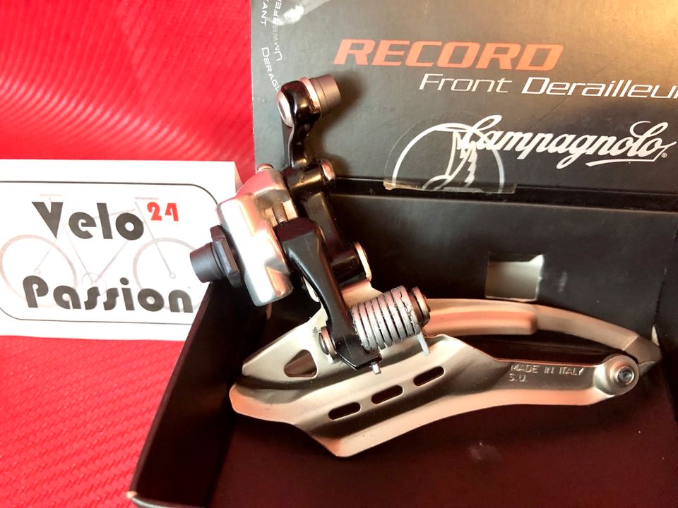 Neu NOS Campagnolo Record Titanium Braze Umwerfer 2/3x10 Rennrad in Heidenau