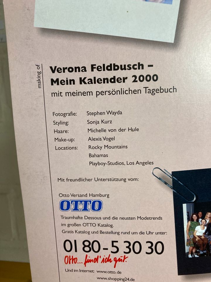 Verona Feldbusch Mein Kalender 2000 in Meerbusch