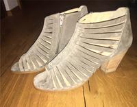 Paul Green Peeptoe 40 beige Wildleder Baden-Württemberg - Nürtingen Vorschau