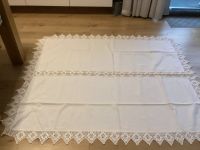 Weiße Tischdecke mit Häkelkante 126 x 150cm Niedersachsen - Osnabrück Vorschau