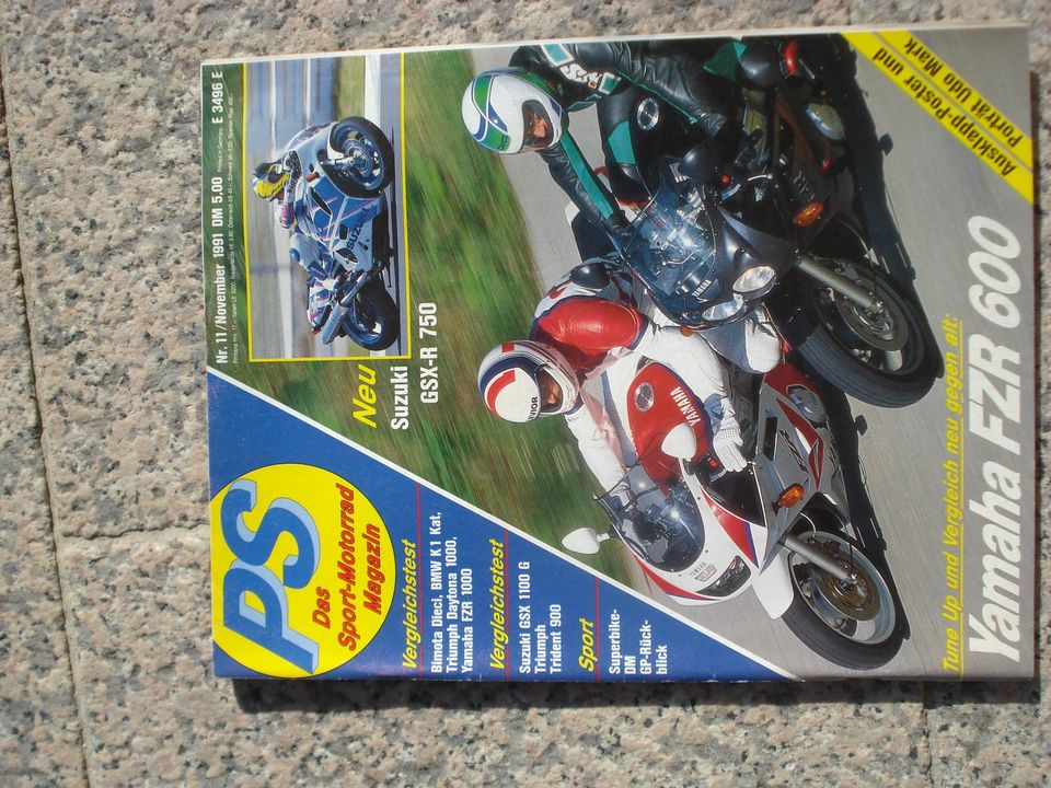 PS - Das Sport-Motorrad Magazin Nr. 11 November 1991 in Horgenzell