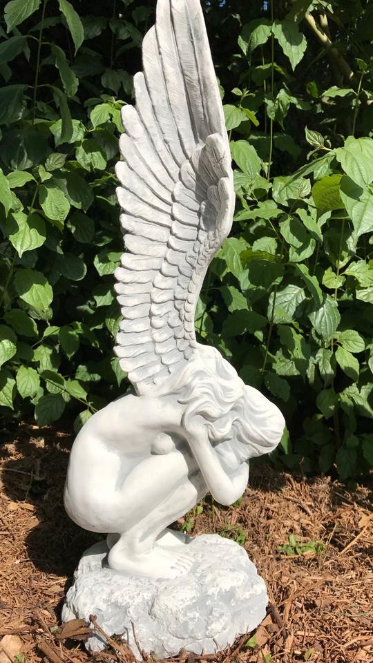 ‼️Engel 73cm Engeln Rachel Grabfigur Elfe Feen Angel Steinfigur‼️ in Hamburg