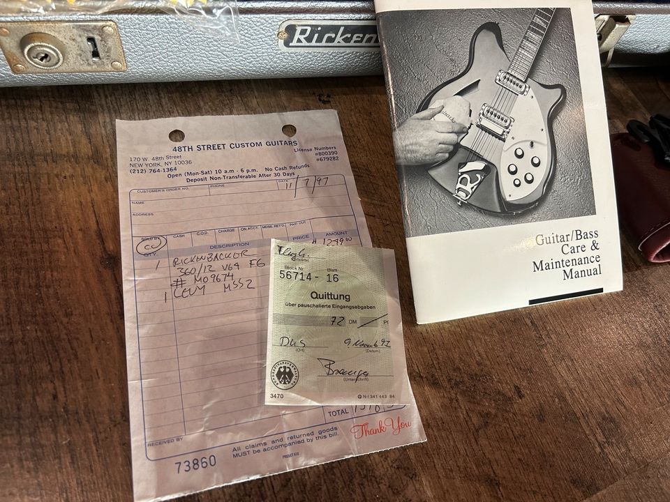 1987 Rickenbacker 360/12 V64 Vintage E-Gitarre mit Case 12-String in Duisburg